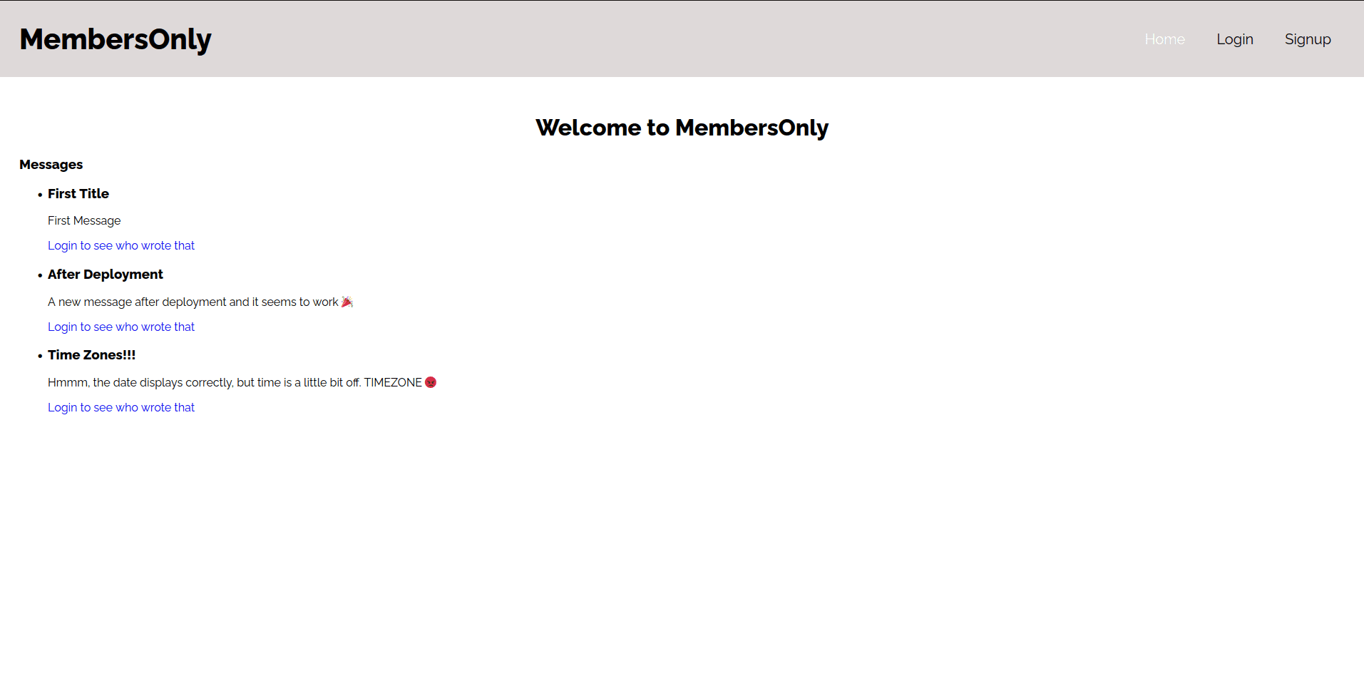 Blog Project